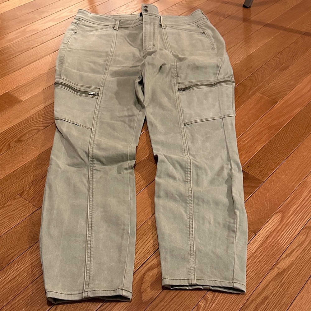 WHBM Light Green Utility Pants